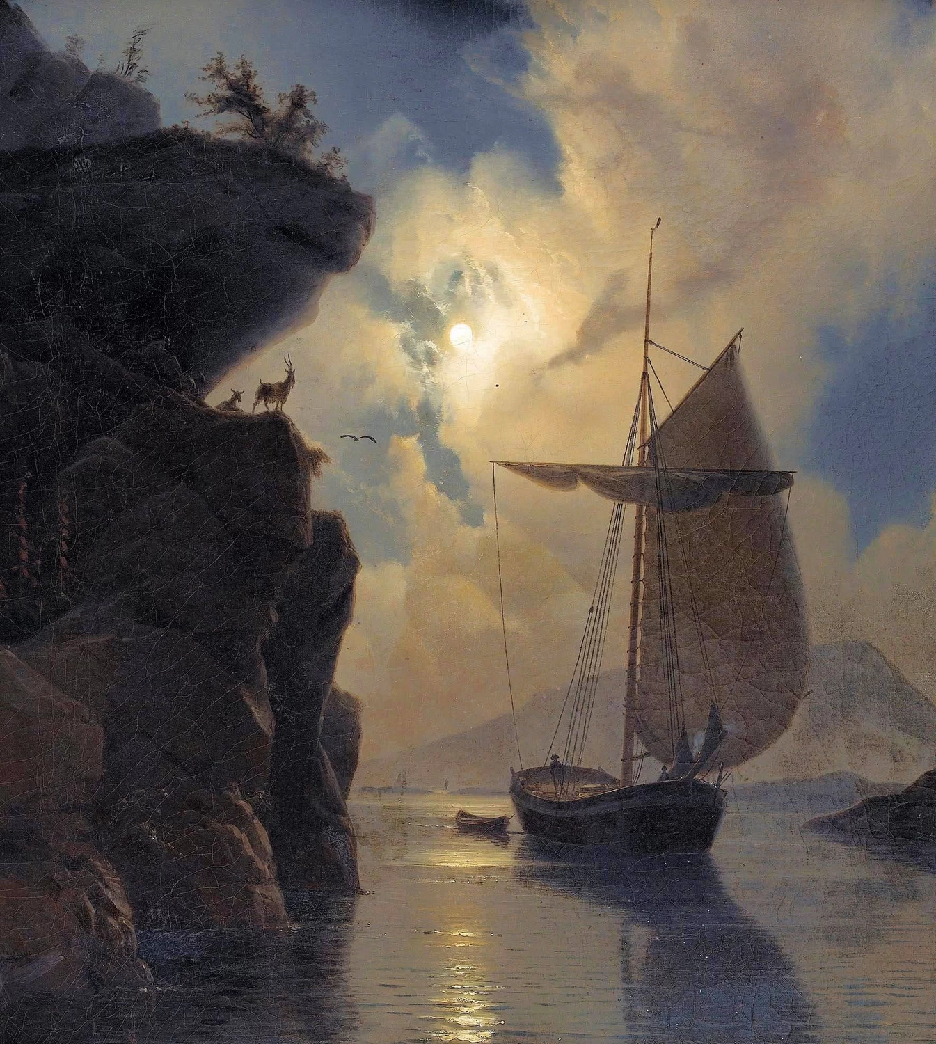 Nave al chiaro di luna, 1853